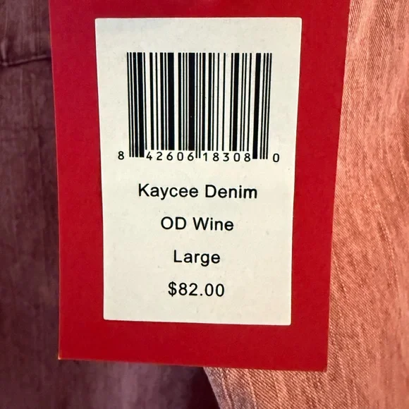 Kimes Ranch Mauve Button-Up Shirt - Picture 3 of 3